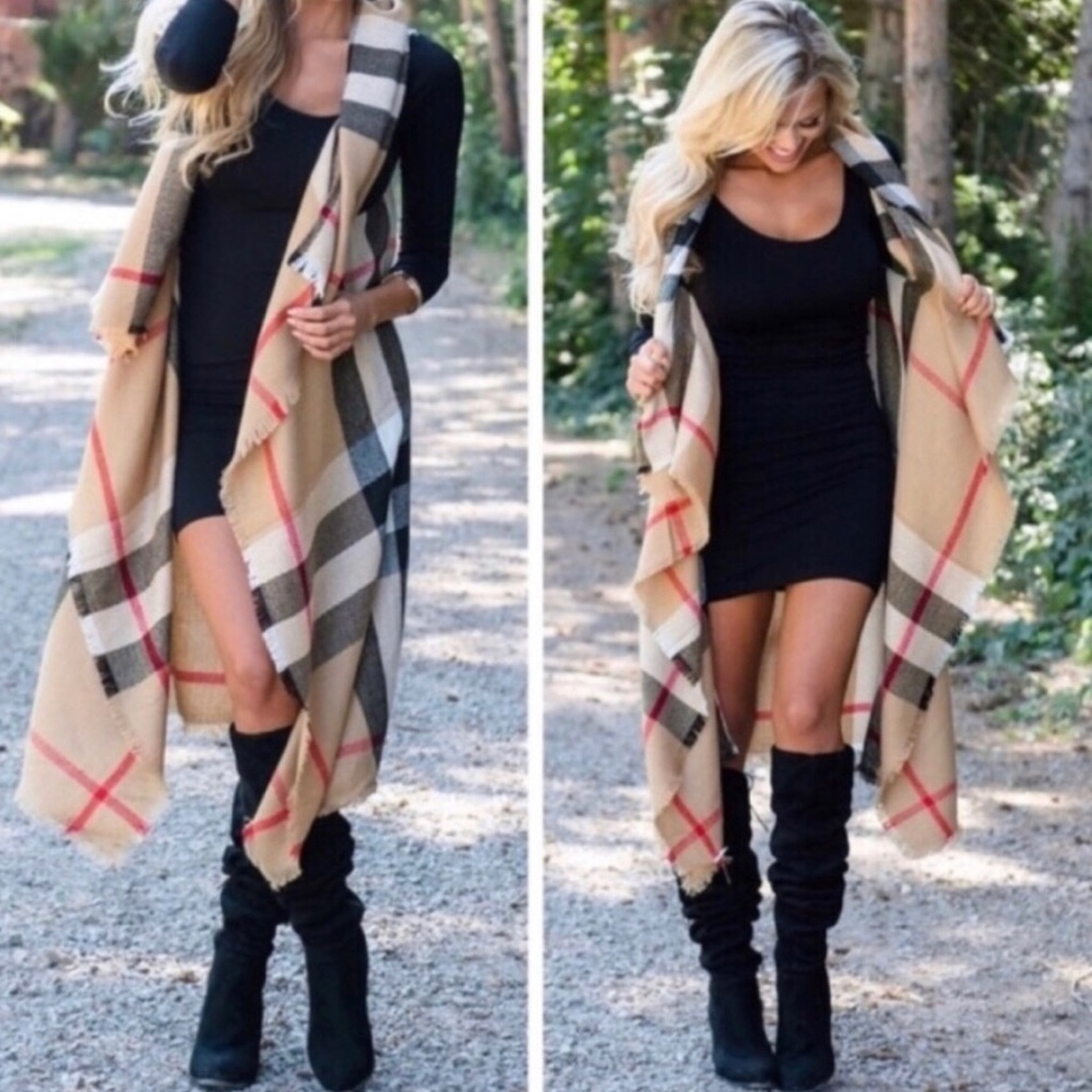 ONLY 1 LEFT🎉HOST PICK🎉5🌟Rated Long Plaid Vest - Picture 4 of 6